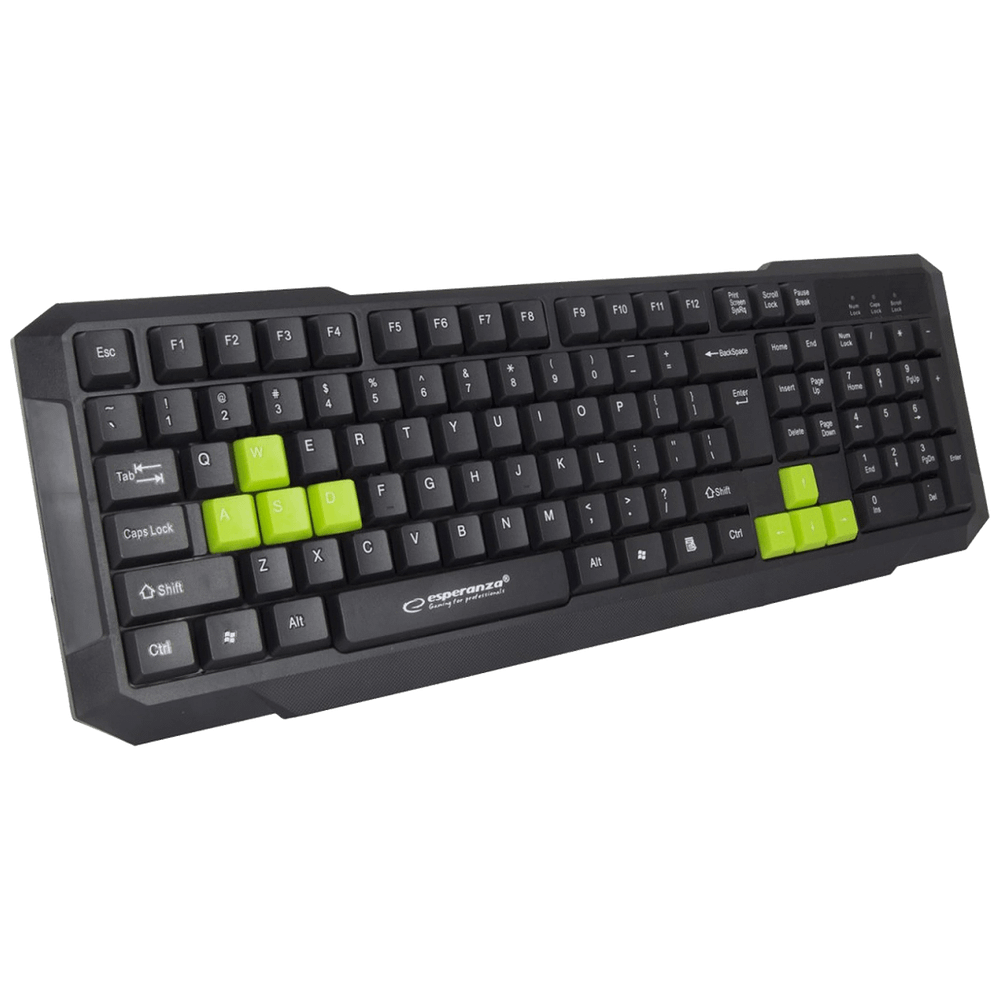 Esperanza Tastatura, gaming, USB, Aspis Green - EGK102G  slika 1