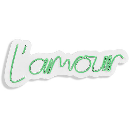 Wallity Ukrasna plastična LED rasvjeta, L'amour - Green slika 5