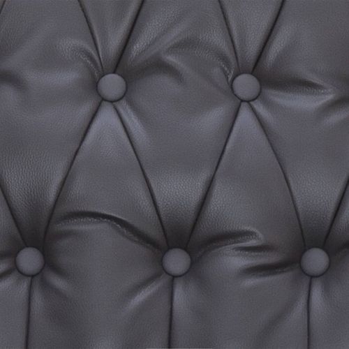 Masažna fotelja od umjetne kože siva slika 27