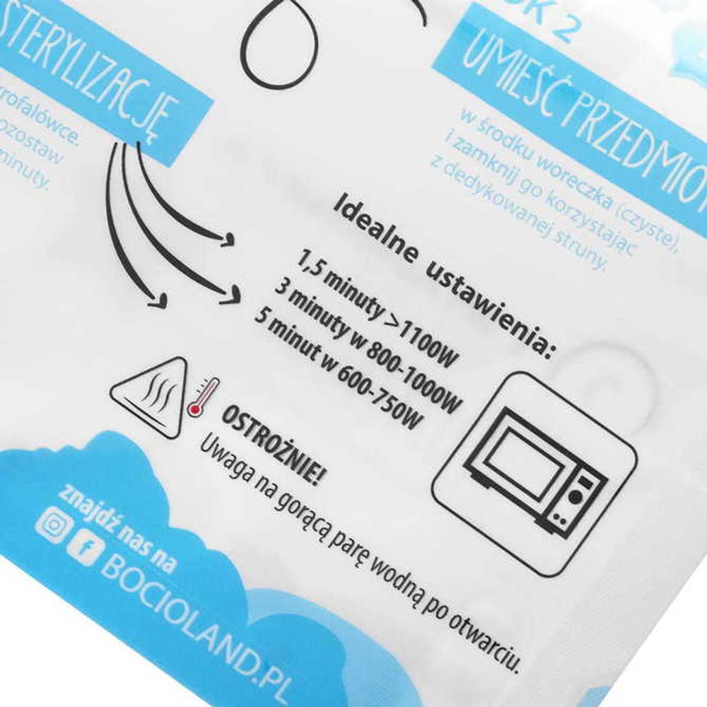 BOCIOLAND vrećice za sterilizaciju 5 kom. slika 3
