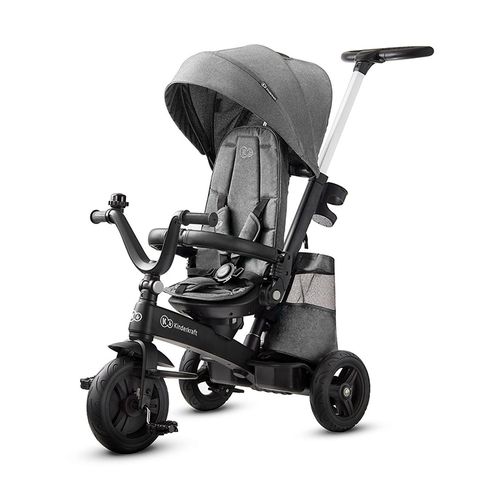 Kinderkraft tricikl EASYTWIST - sivi slika 1