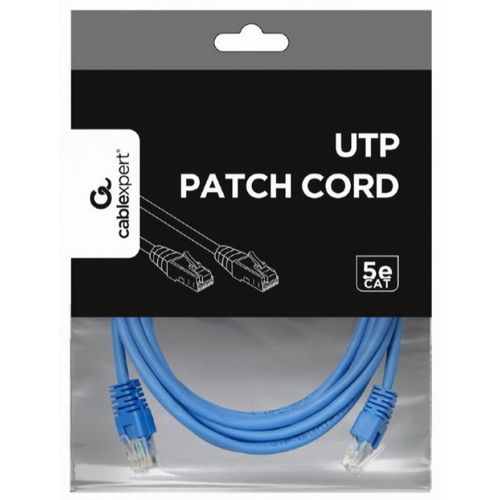 PP12-3M/B Gembird Mrezni kabl, CAT5e UTP Patch cord 3m blue slika 4