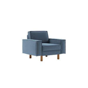 Sofa za Jednu Osobu Sparrow 1 - boje: okeanska plava orah
