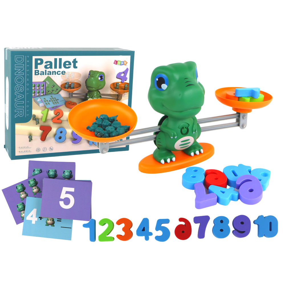 Edukativna igračka Dinosaurus mjeri matematičke operacije slika 1