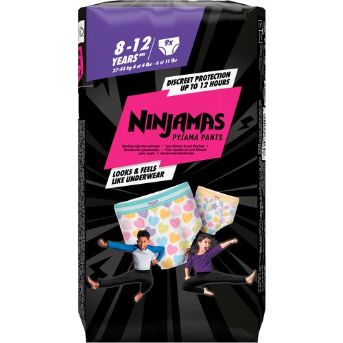 Ninjamas noćne gaćice za djevojčice i dječake  slika 4