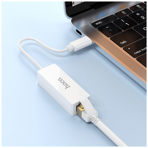 hoco. Adapter USB type C na LAN (100 Mbps) - UA22 type C slika 5