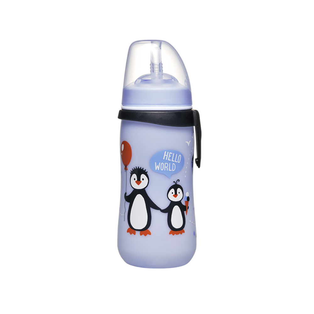 Nip Flašica za piće Straw Cup 330ml, Boy slika 1