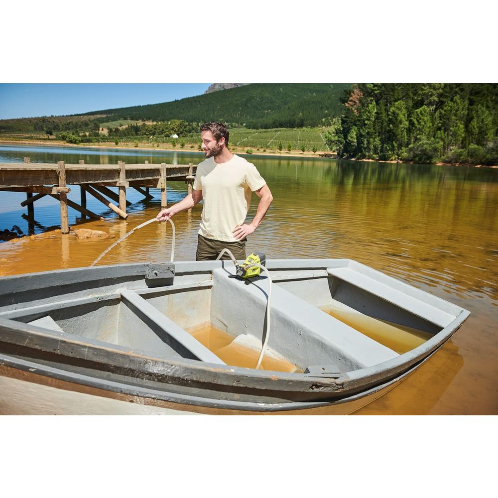 Ryobi 18V ONE+ Akumulatorska transportna pumpa R18TP-0 slika 4