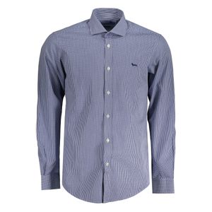 HARMONT &amp; BLAINE MEN'S LONG SLEEVE SHIRT BLUE