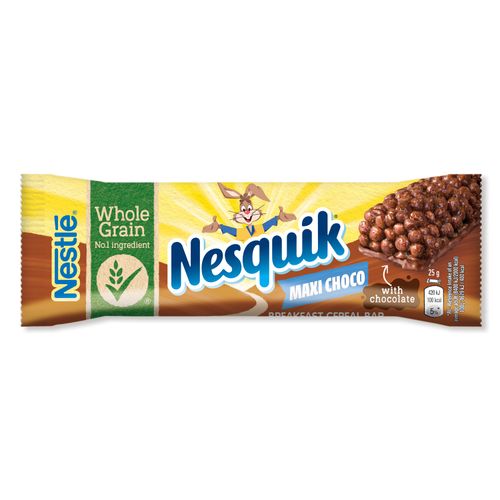 Nestle Nesquik Maxi Choco žitna pločica 25g/16 komada, xxl slika 1