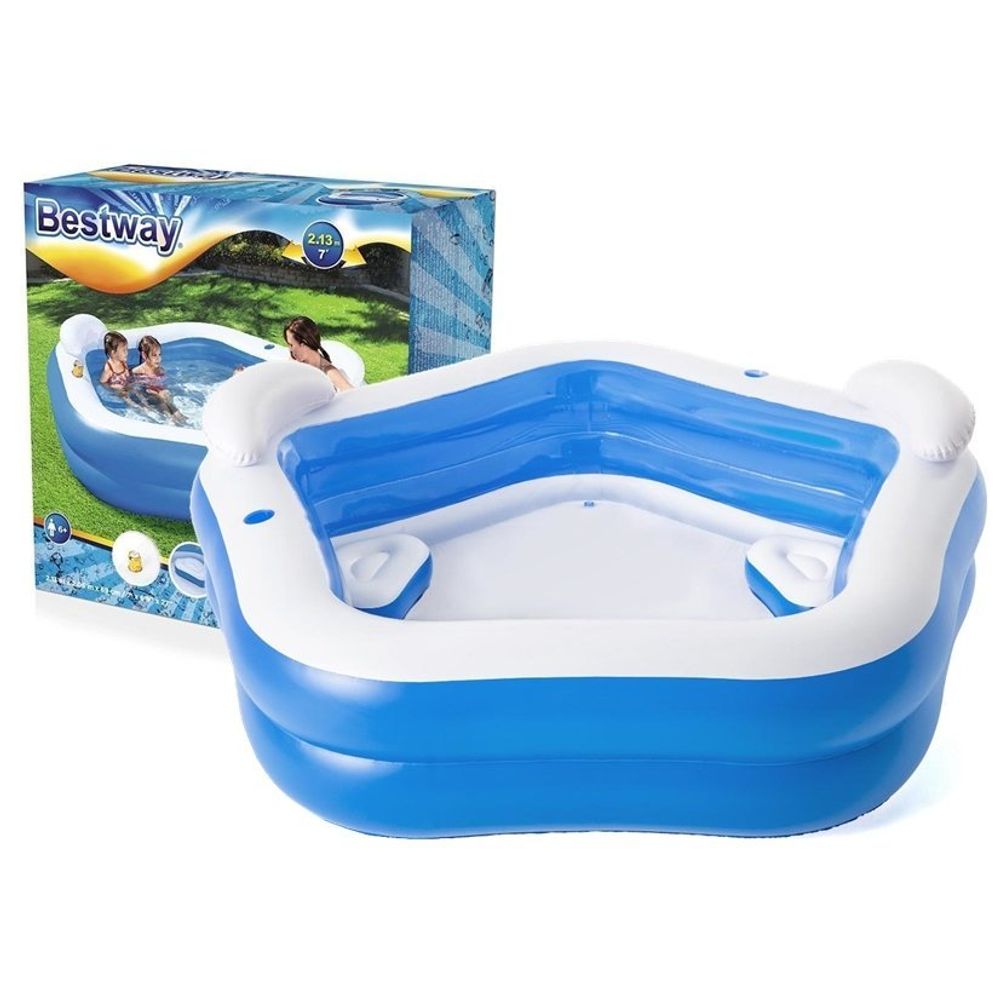 Bestway 54153 Pentagon bazen na napuhavanje 213x206x69cm slika 1
