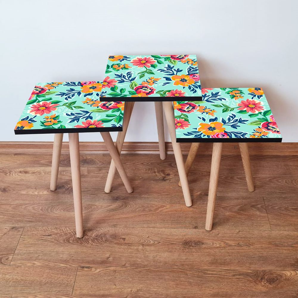 Nesting stolovi 3Shp196 - (3 komada) - boje: višebojni slika 1