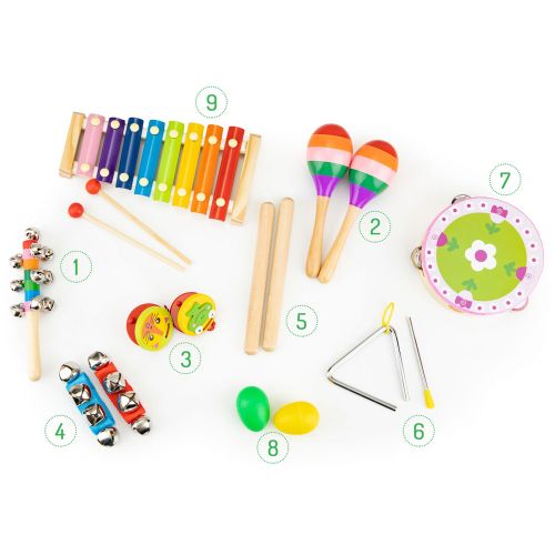 Ecotoys Set glazbenih instrumenata od 14 dijelova slika 4