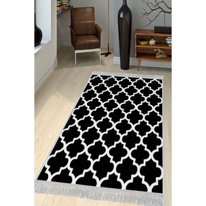 ELS1882 - BAROK - Black Multicolor Carpet (80 x 120)