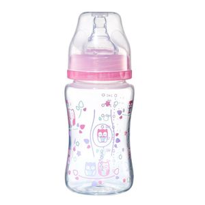 BabyOno Bočica antikolik 240 ml roza