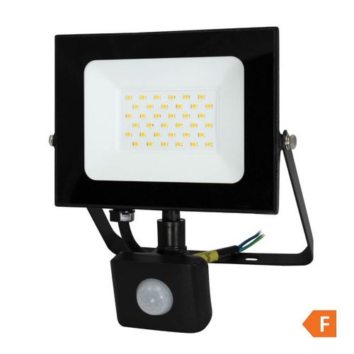 LED reflektor senzor 30W 4000K, 2550lm 30kh, crni slika 1