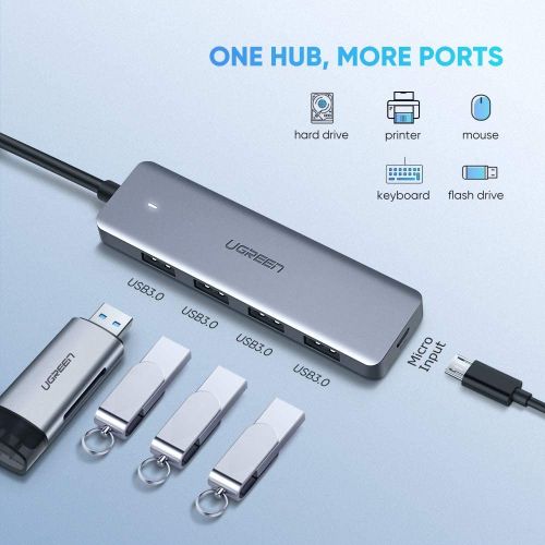 Ugreen USB-C Hub s 4 porta - kutija slika 8