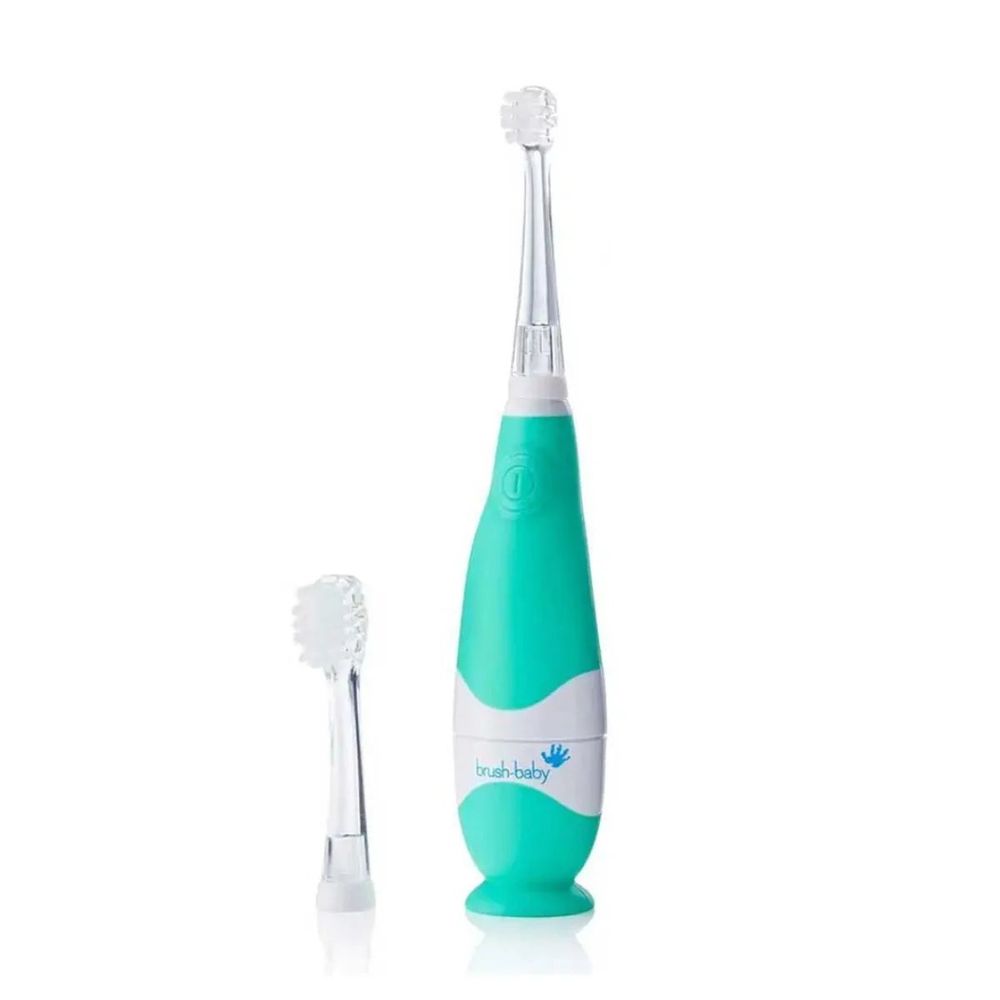 Brush-Baby Dječija električna četkica BabySonic (0-3 godine), Tirkiz slika 1