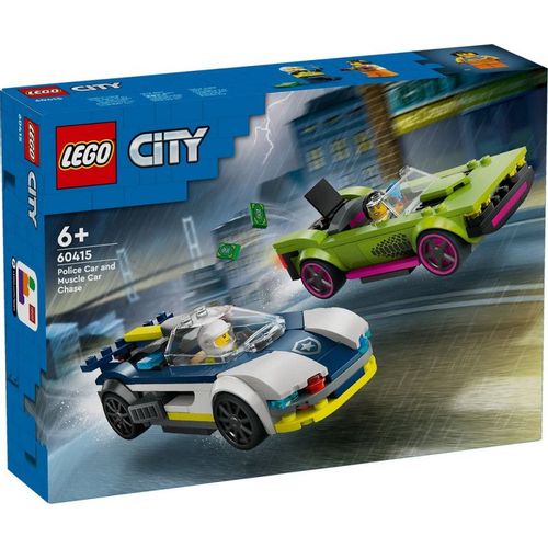 Lego City Police Police Car And Muscle Car Chase slika 4