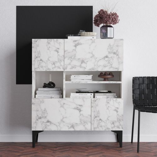 Woody Fashion Komoda KRISTA , Carrara mramor slika 2