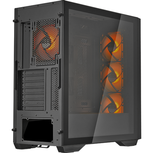 COUGAR | Uniface RGB Black | PC Case | Mid Tower / Mesh Front Panel / 4 x 120mm ARGB Fans / TG Left Panel / Black slika 5