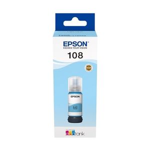 Tinta Epson EcoTank 108 Light Cyan