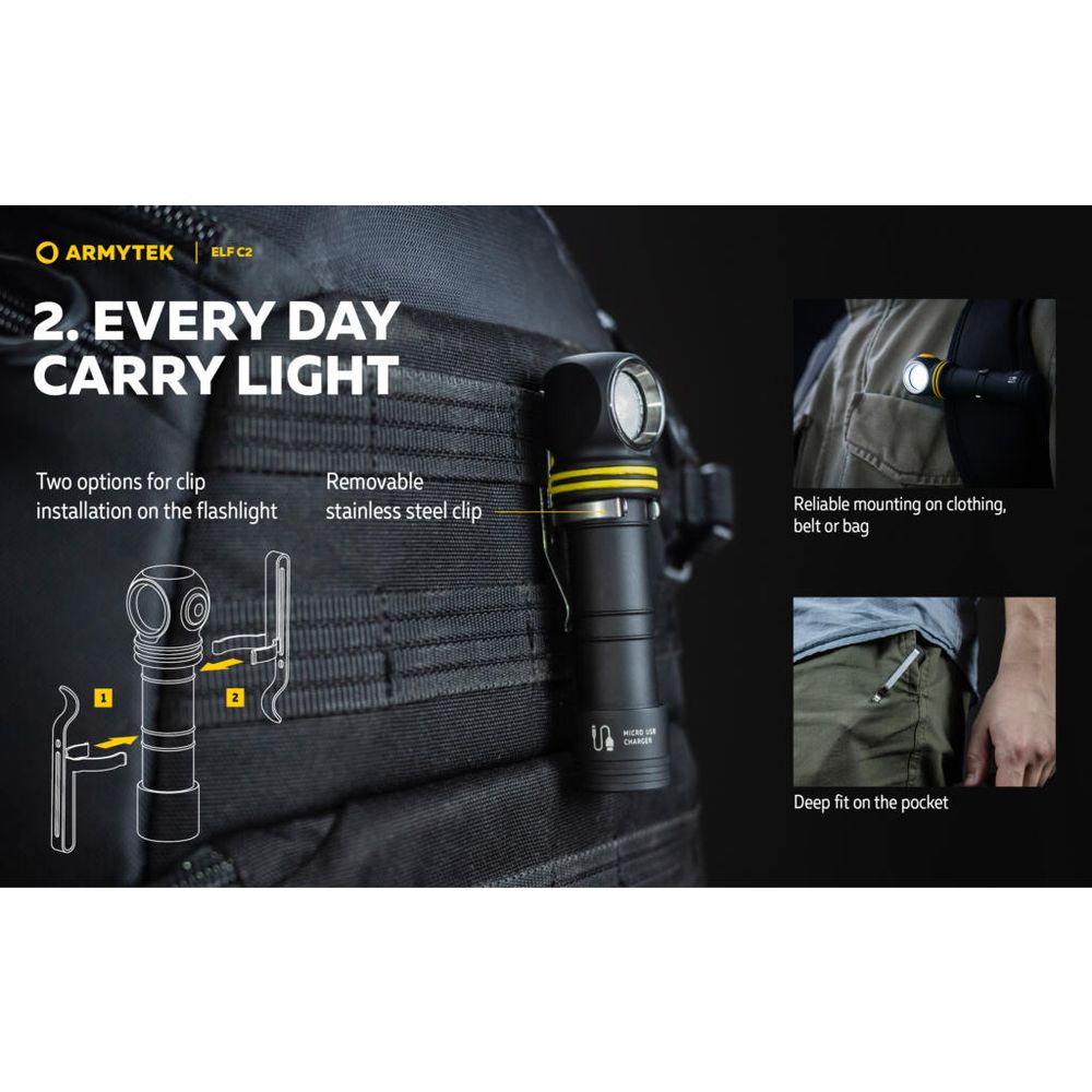 Armytek Baterijska lampa ELF C2 slika 5