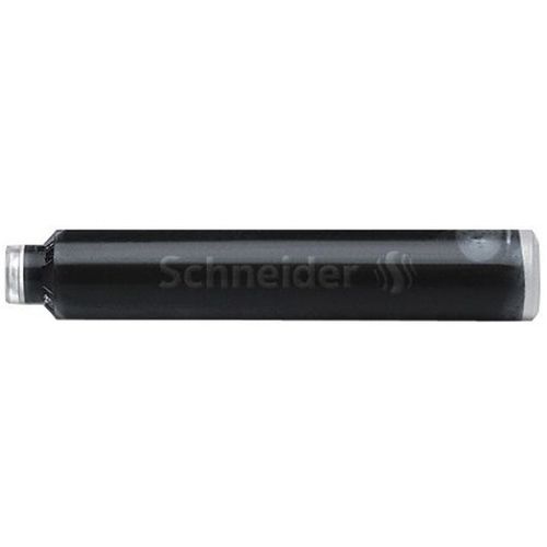 Tinta za nalivpero Schneider, patrone 6/1 S6601, crne slika 1