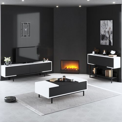 Force - Black, White Black
White Coffee Table slika 2