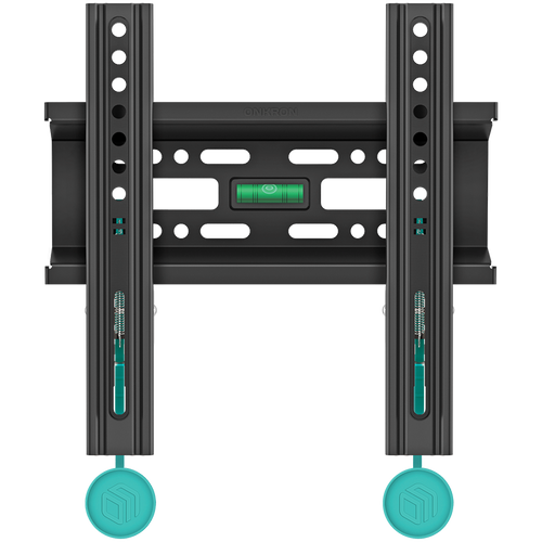 ONKRON Fiksni Zidni Nosač za TV za 17 do 43-inčne Ravne Ploče, 30 kg, Crna slika 1
