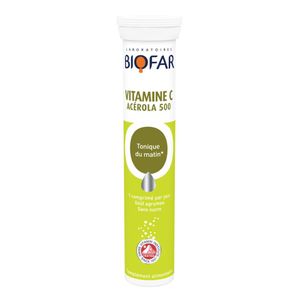 Biofar Vitamin C Acerola 500 mg Šumeće tablete dodatak ishrani za imunitet