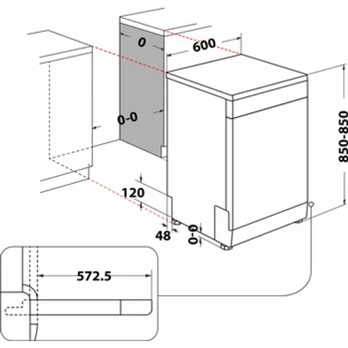 Whirlpool Mašina za suđe W2F HD624 slika 4