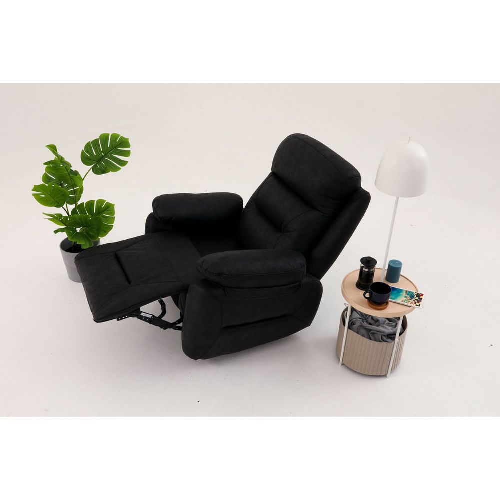Električni Relax Fotelja Comfort - Crna slika 5