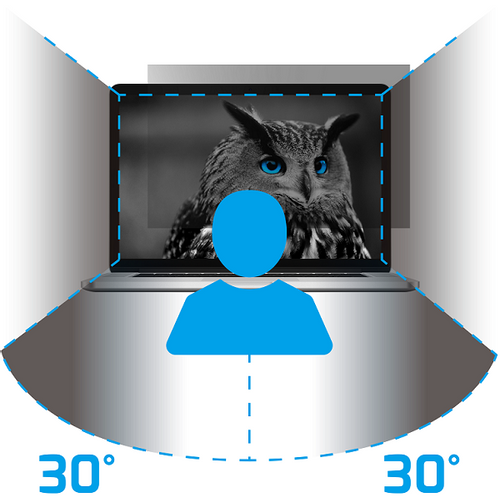 Natec NFP-1475 OWL, Privacy Filter for 15.6" Screen, 16:9, 344,7 x 194 mm slika 2