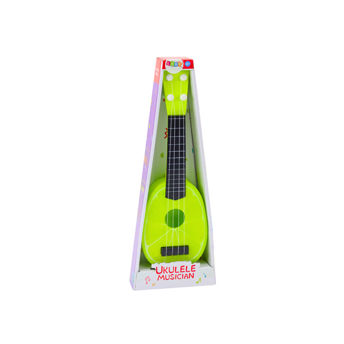 Dječja gitara/ Ukulele sa 4 žice - limeta slika 3