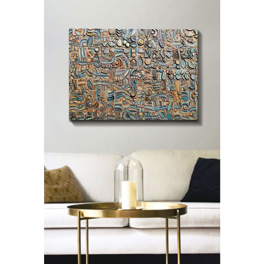 Dekorativna Šarena Kanvas Slika (70 x 100 cm) - Model 146 slika 1