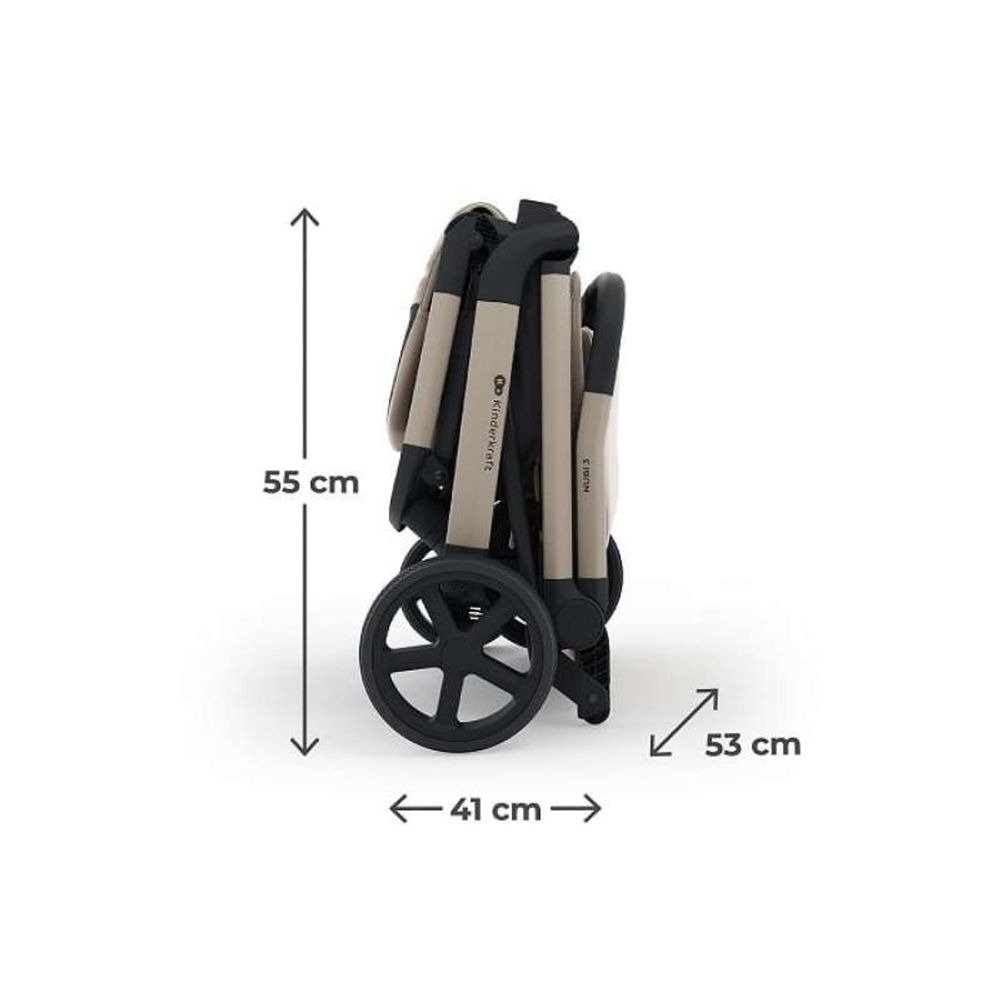 Kinderkraft Kolica za bebe Nubi 3, Sand Beige slika 4
