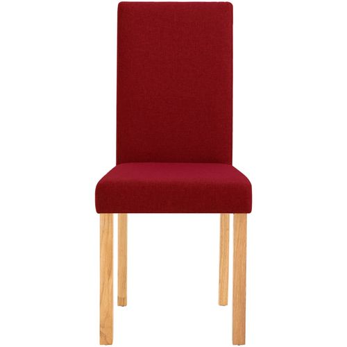 Blagovaonske stolice od tkanine 6 kom crvena boja vina slika 44