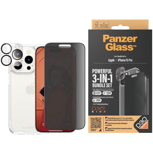 Bundle PanzerGlass iPhone 15Pro Privacy slika 1