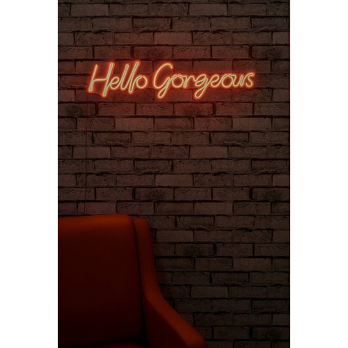Wallity Ukrasna plastična LED rasvjeta, Hello Gorgeous - Red slika 3