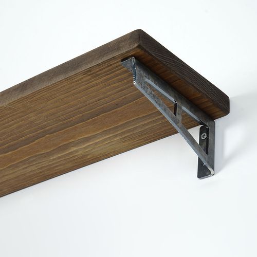 LAM019 Walnut Decorative Wooden Wall Shelf slika 5