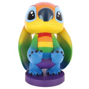 Disney Stitch Rainbow figure clamping bracket Cable guy 20cm