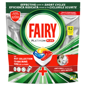 Fairy All in One Platinum Plus Anti-Dull  kapsule za mašinsko pranje posuđa 82kom