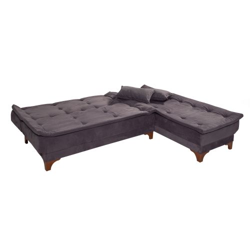 Kelebek Corner Right - Anthracite Anthracite Corner Sofa-Bed slika 6