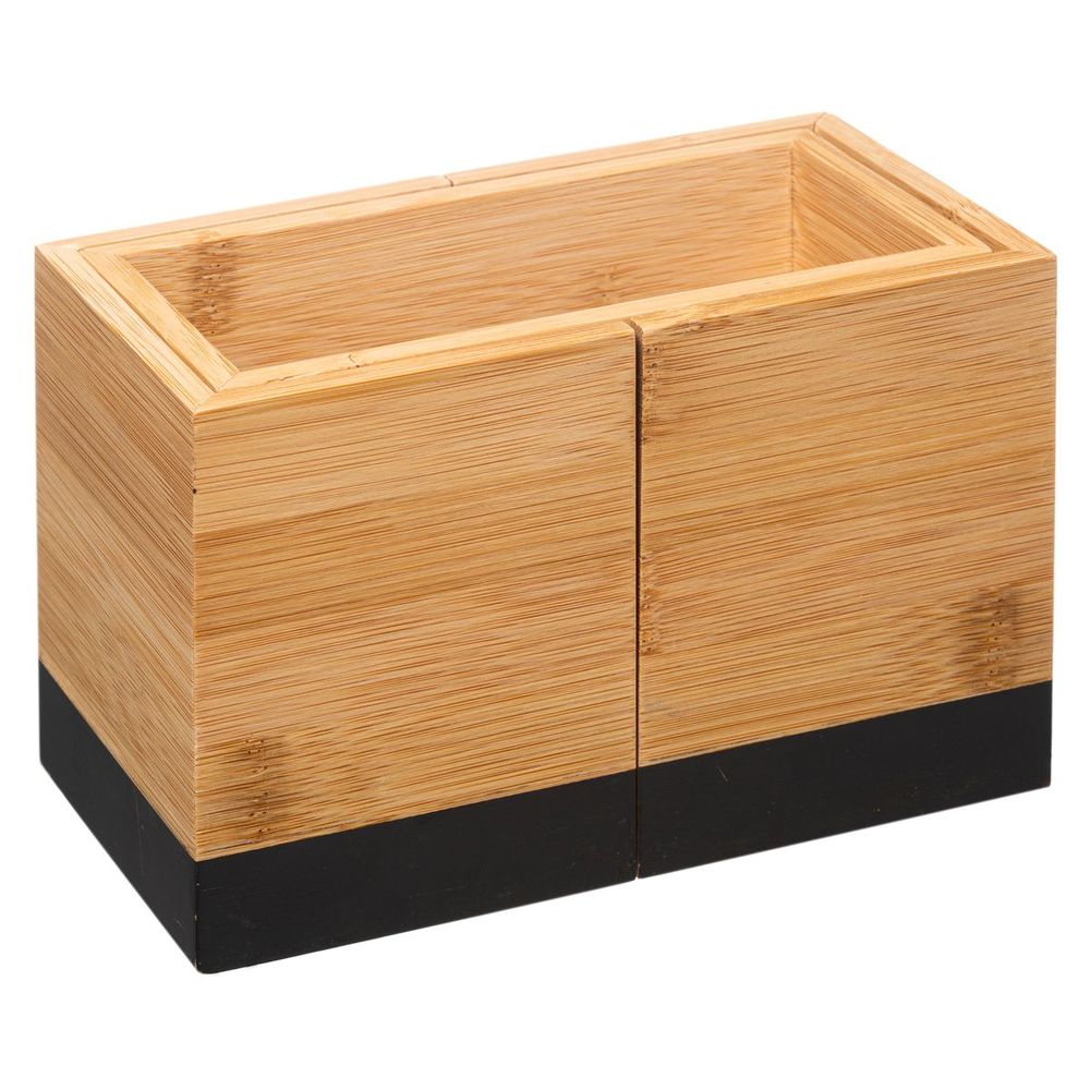 FIVE produživi držač kuhinjskog pribora modern 18x10x12cm bambus crni slika 2