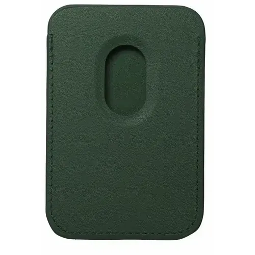 Kožni Mag Wallet magnetni novčanik tamno zelene boje slika 5
