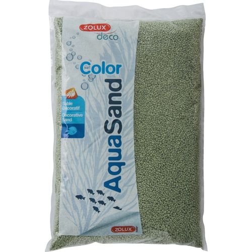 346208 Zolux Podloga Aquasand Lajm Zelena 5Kg slika 1