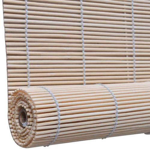 Rolete za zatamnjivanje od bambusa 150x160 cm prirodna boja slika 9