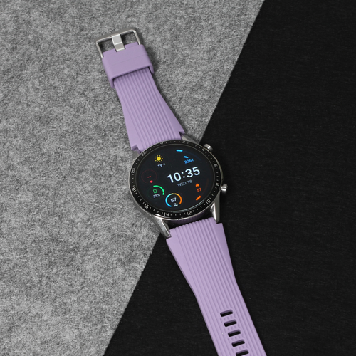 Narukvica relief za smart watch 22mm ljubicasta slika 1