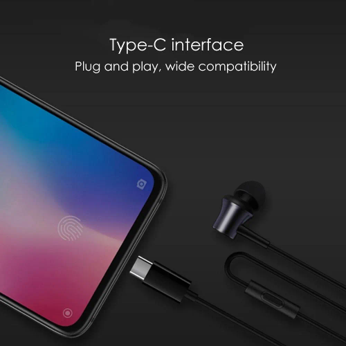 Originalne Xiaomi HSEJ04WM USB-C stereo slušalice crne slika 3